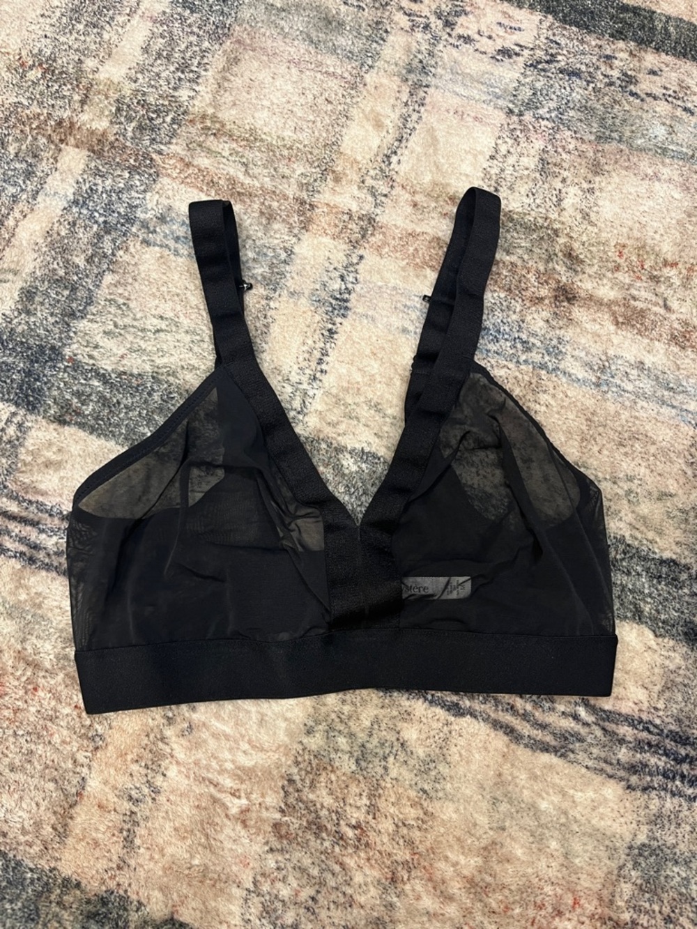 Le Mystere Sheer Black Bralette